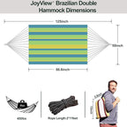 JoyView Brazilian Double Hammock - Image 2