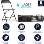 Flash Furniture Hercules Series Plastic Folding Chairs - Image 3