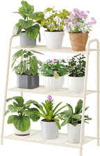 3-Tier Corner Plant Stand, Metal Black Flower Pot Rack, Indoor Outdoor Heavy by Unknown