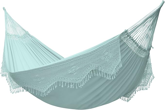 Vivere Authentic Brazilian Cotton Hammock - 450 lb Capacity by Vivere