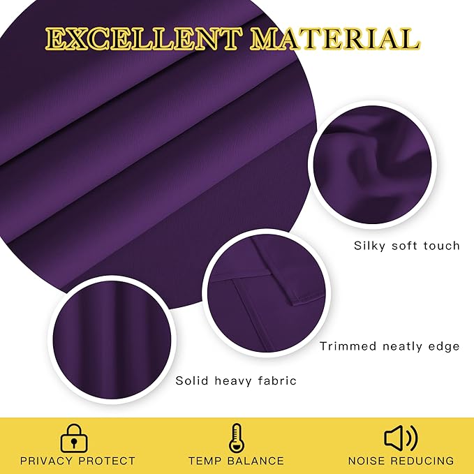 NICETOWN Insulated Sliding Door Curtain - Image 3