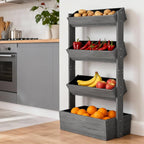 Wooden Vertical Raised Garden Bed, 4 Tier Garden Planters Raised Beds - Image 9