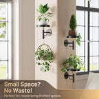 YUOROS 3 Pack Wall Plant Holder Wall Planters - Image 2