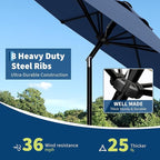 Garvee 9FT Patio Umbrella - Image 5