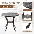 31" Round Patio Dining Table - Image 4
