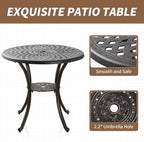 31" Round Patio Dining Table - Image 6
