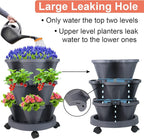 DUNCHATY Stackable Planter, Vertical Garden Planter - Image 4