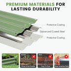 INNO STAGE Galvanized Raised Garden Bed Kit, Rust-Resistant & Easy Assembly - Image 4