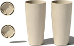 Veradek Vega Round Tall Planter Pots by VeradekOutdoor