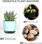 12Pcs Plant Saucer, 6 8 10 Inch Durable Plastic Plant Tray, Drip Tray - Image 3