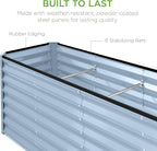 Best Choice Products 8x2x2ft Raised Outdoor Metal Garden Bed, Deep Root Box - Image 7
