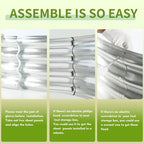 Oval Galvanized Planter Box, Metal Raised Garden Bed - Image 6