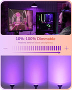 EDISHINE PAR38 Purple & Orange LED Flood Light Bulbs Outdoor, Dimmable LED - Image 4
