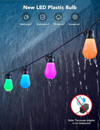 Govee Smart Outdoor String Lights H7016, 96ft RGBIC Outdoor Lights - Image 5