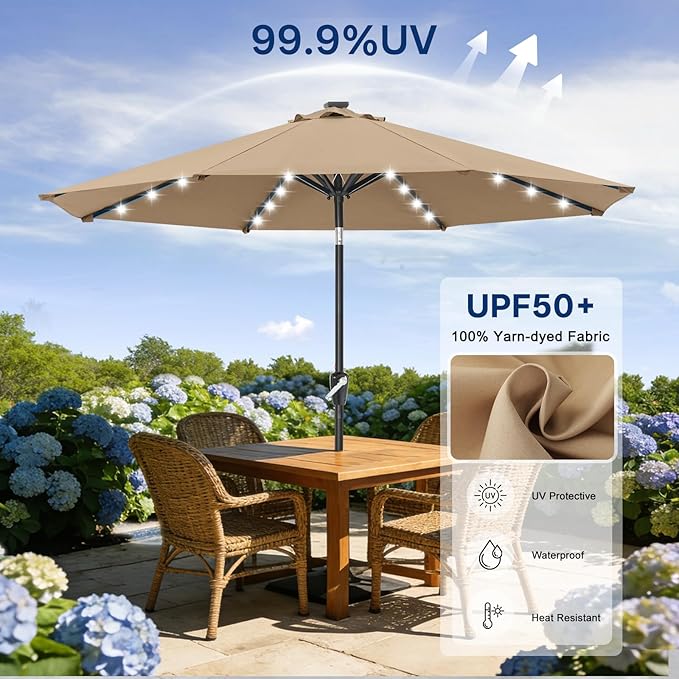 ABCCANOPY Durable Solar Led Patio Umbrellas - Image 7