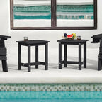 LUE BONA Outdoor Side Table Set of 2, HDPS Small Outdoor Table, Adirondack Side - Image 2