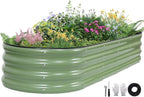 Galvanized Raised Garden Bed by BIRDSINYARD