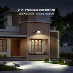 Consciot Solar Spot Lights Outdoor, 16 LEDs IP67 Waterproof, Auto On/Off - Image 4