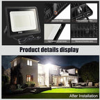 4Pack LED Flood Light Outdoor, 250W LED Work Light 25500lmwith 6FT US Plug - Image 6