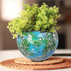 Hanging Planter Mosaic Garden Pot Small Flower Pot - Image 8