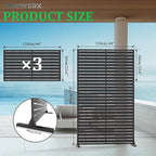 6FT Outdoor Metal Privacy Screen – Decorative Privacy Fence and Room/Garden - Image 9
