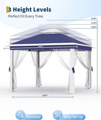 11'x11 Pop-Up Gazebo, Instant Outdoor Canopy Tent - Image 3