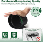 T4U 5 Inch Plant Pot 8-Pack, Plastic Pots - Image 3