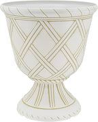 Arcadia Garden Products PL61BG Lattice Plastic Garden Urn, Classic Decorative by Unknown