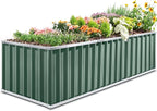 KING BIRD 101" x 36" x 24" Galvanized Raised Garden Bed 2 Installation Methods by KINGBIRD