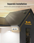 SUPERDANNY Solar Motion Sensor Outdoor Flood Lights - Image 5