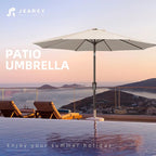 JEAREY 9FT Outdoor Patio Umbrella Outdoor Table Umbrella - Image 7