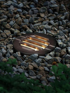 LEONLITE Dia. 4 Inch Well Lights Landscape LED In Ground, Grated Top, 3000K - Image 2