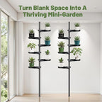 Tension Rod Plant Stand, Plant Poles - Image 3