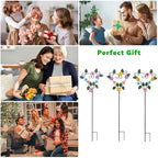 Metal Flowers Decorative Garden Stakes, 22.1 ''H Heart Shape Metal Flowers - Image 8