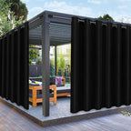PureFit Outdoor Curtains for Patio Waterproof Weatherproof, UV and Fade by PureFit