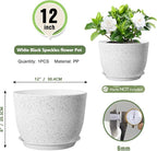 Plant Pots 12 inch, Plastic Planters - Image 2