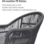 PURPLE LEAF 9 Pieces Patio Dining Set - Image 2