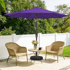 MEWAY 9ft Patio Umbrella Outdoor Table Umbrellas - Image 2