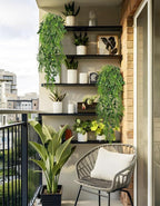 Hollyone 2pcs Artificial Hanging Plant 36" Faux Ferns Artificial Plastic - Image 6