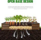 SnugNiture Galvanized Raised Garden Bed 6x3x1FT Outdoor Large Metal Planter Box - Image 4