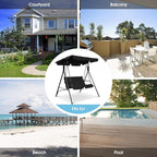 Tangkula 2 Person Porch Swing, Outdoor Swing - Image 9