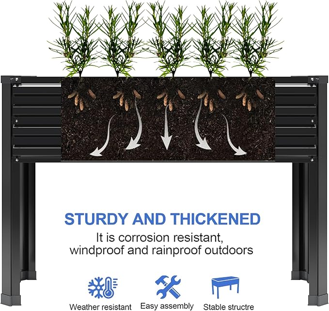 2PCS Galvanized Raised Garden Bed - Image 8