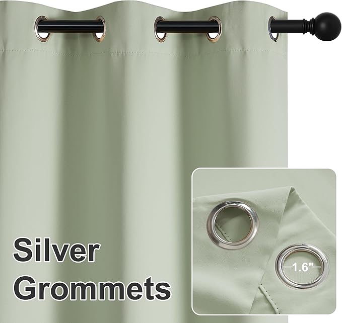 RYB HOME Extra Wide Outdoor Curtains - Image 4