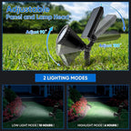 KEV 800 Lumens Solar Spot Lights Outdoor, 18 LEDs Solar Flood Lights - Image 4