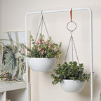 T4U 10 Inch Hanging Planters for Indoor Outdoor Plants - Image 8