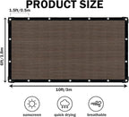 Mocha Sun Shade Cloth, Pergola Shade Cover - Image 2