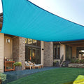 LOVE STORY Custom Size 7'x10' Turquoise Blue Sun Shade Sail Rectangle UV Block by LOVESTORY
