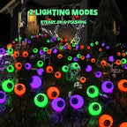 BrizLabs 6 Pack 36 LED Halloween Solar Eyeball Lights, 2 Modes Outdoor - Image 2