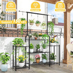 Simple Trending Plant Stand Indoor Outdoor, Metal 3 Tier Tall Hanging Plant - Image 2