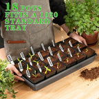 June Fox Square Nursery Pots 3.3 Inches Flexible Plastic Seedling Pots Square - Image 4